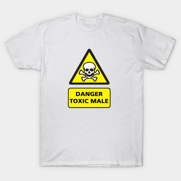 Danger Toxic Male T-Shirt by sketchfiles